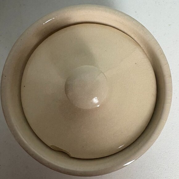 Ellis Prod Pottery Vintage Lidded Clay Pottery Jar with Desert Motif - Picture 5 of 9